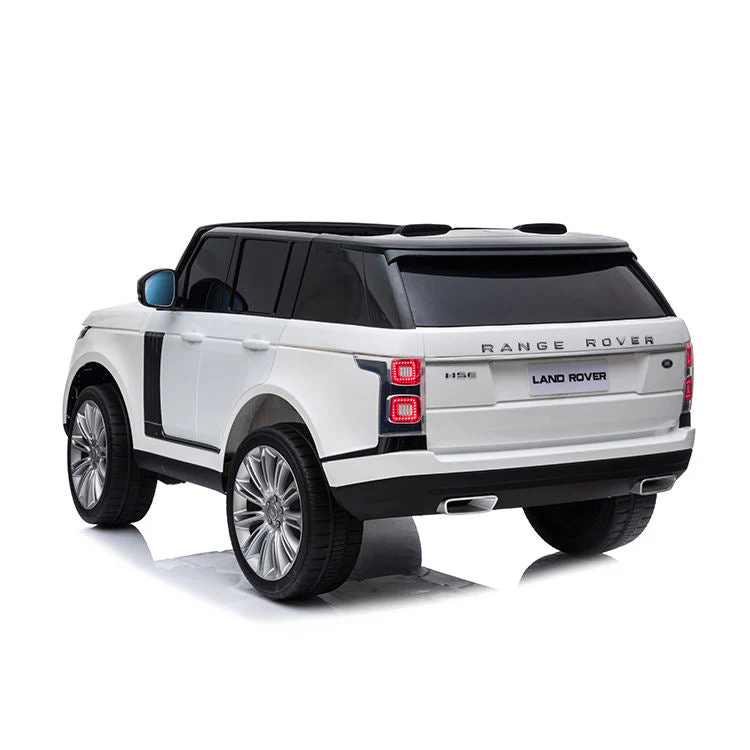 Ride on Car for Kids 12V Power Battery Electric Vehicles Licensed Range Rover Ride On Truck w/ Parent Remote Control, MP3 Player, Rocking, Pull Rod (White) - Image 2