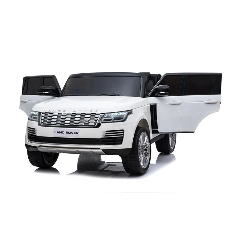 Ride on Car for Kids 12V Power Battery Electric Vehicles Licensed Range Rover Ride On Truck w/ Parent Remote Control, MP3 Player, Rocking, Pull Rod (White) - Image 5