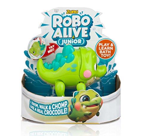 Robo Alive Junior Battery-Powered Baby Crocodile Bath Toy by ZURU