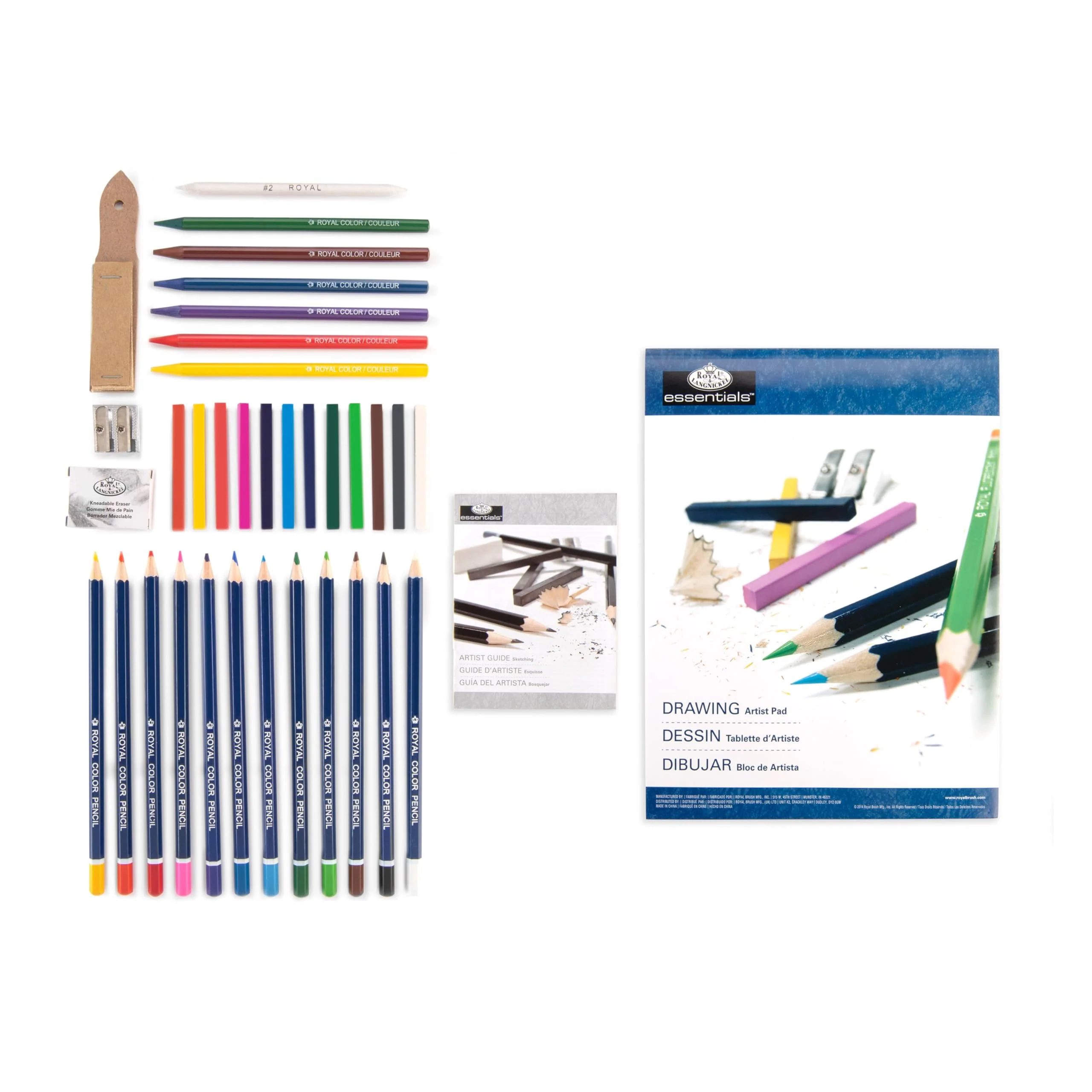 Royal & Langnickel Essentials Clear View Drawing Set, Large - Image 2
