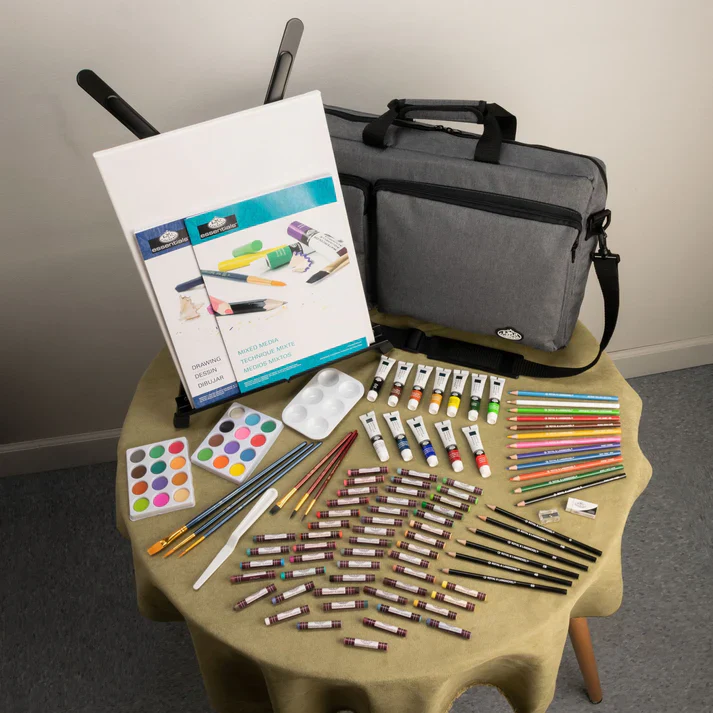 Royal & Langnickel Mixed Media Artist Satchel Carry Set - Image 2