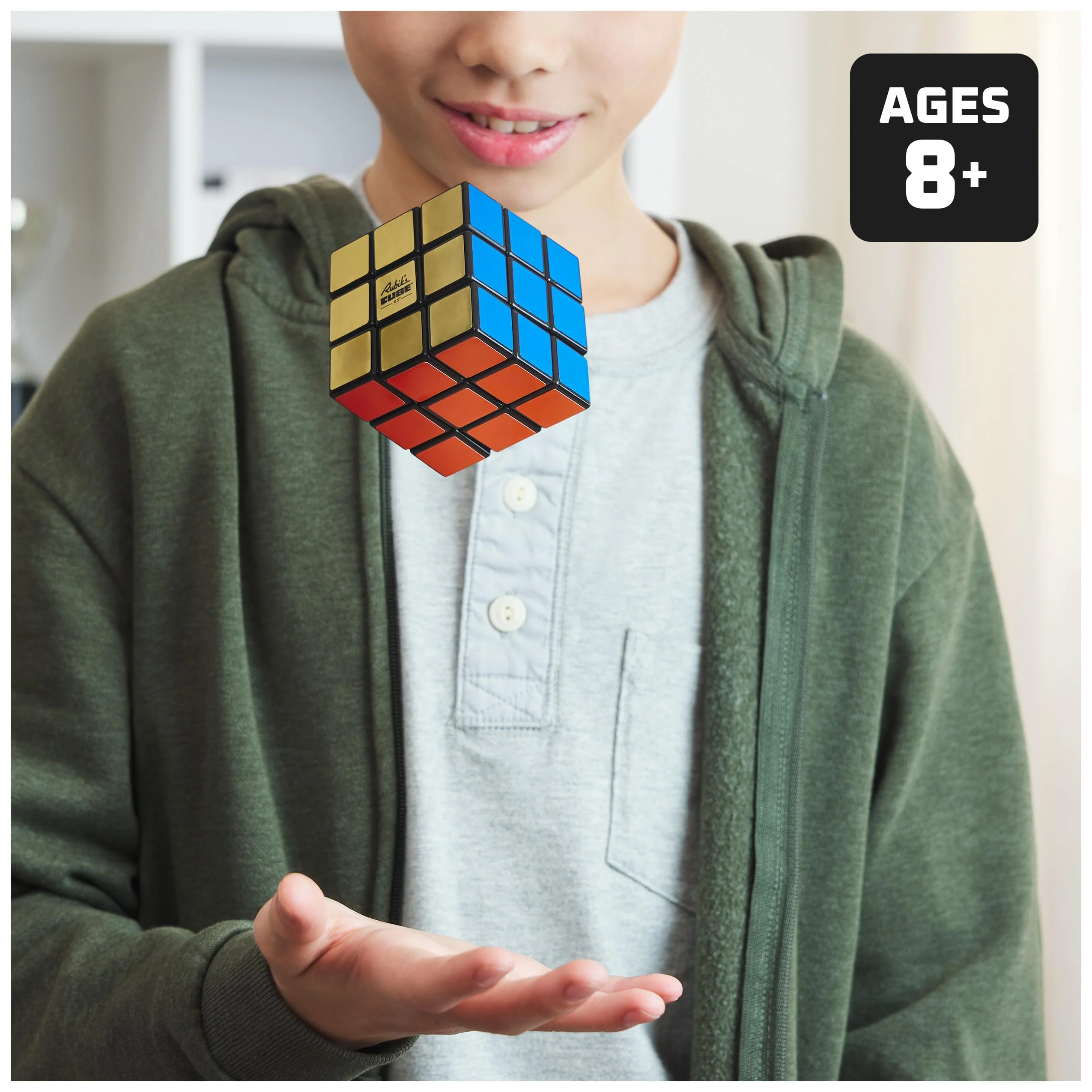 Rubik’s Cube, Special Retro 50th Anniversary Edition, Original 3x3 Cube Collectible & Desk Décor, Problem-Solving Brain Teaser, Fidget Toy, Sensory Puzzle for Adults, Teens, Kids, for Ages 8 & Up - Image 9
