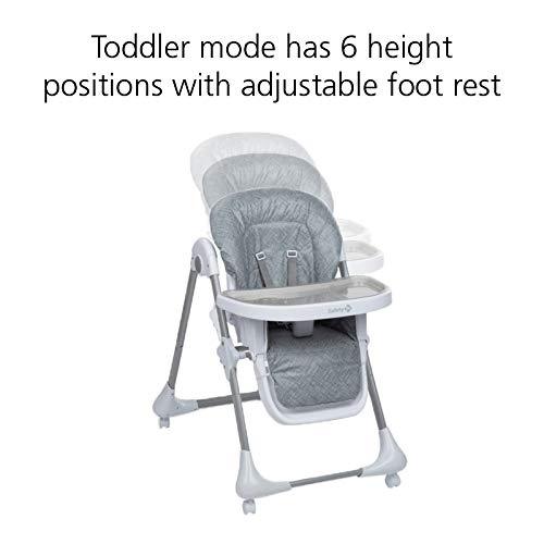 High Chair, Safety 1st 3-in-1, Grow & Go, Birchbark, One Size - Image 15