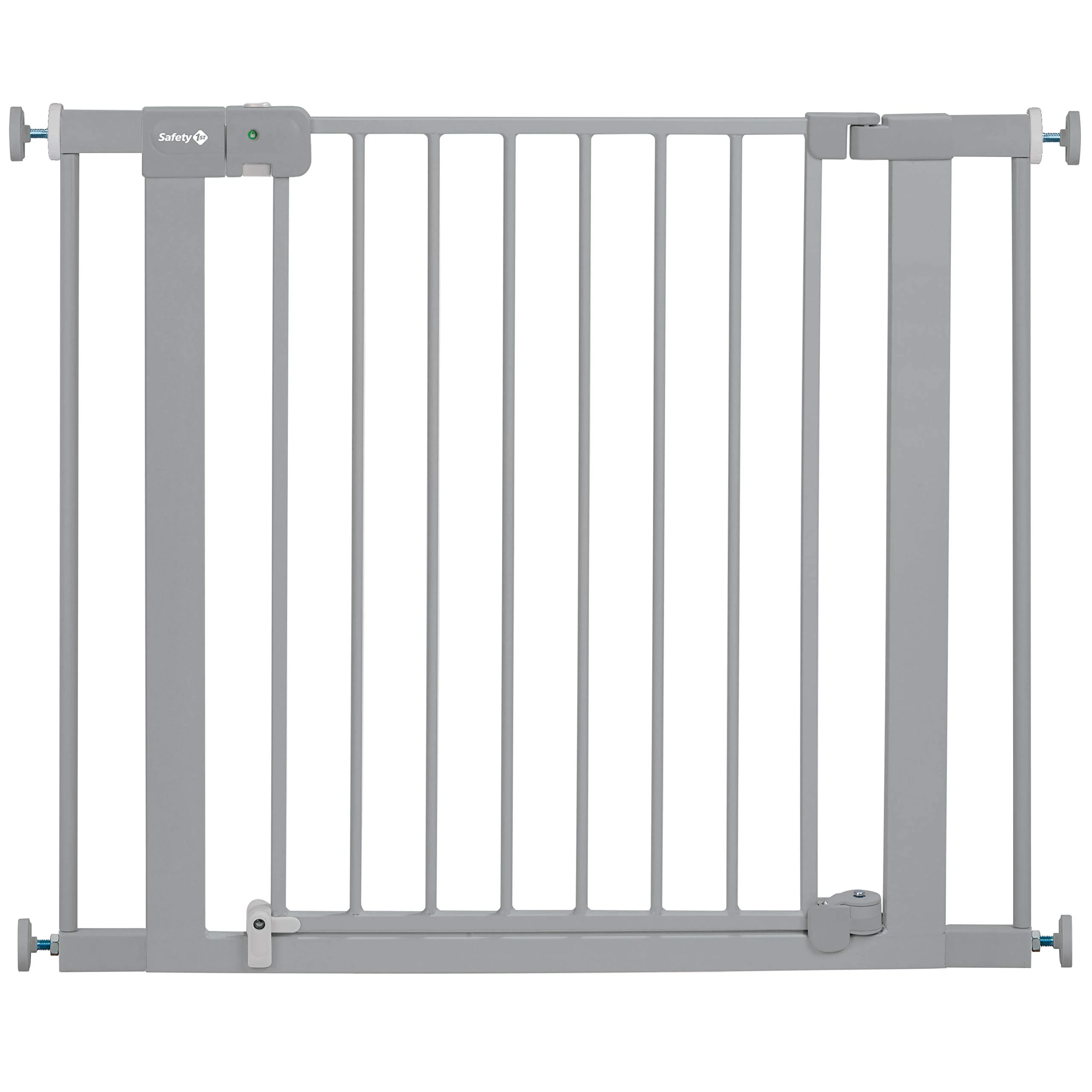 Safety 1st Easy Install Baby Gate for Doorways, Auto-Close Pressure-Mounted Magnetic Latch, Indoor Dog Gates, No Drilling, Fits 29"-38", Grey - Image 3