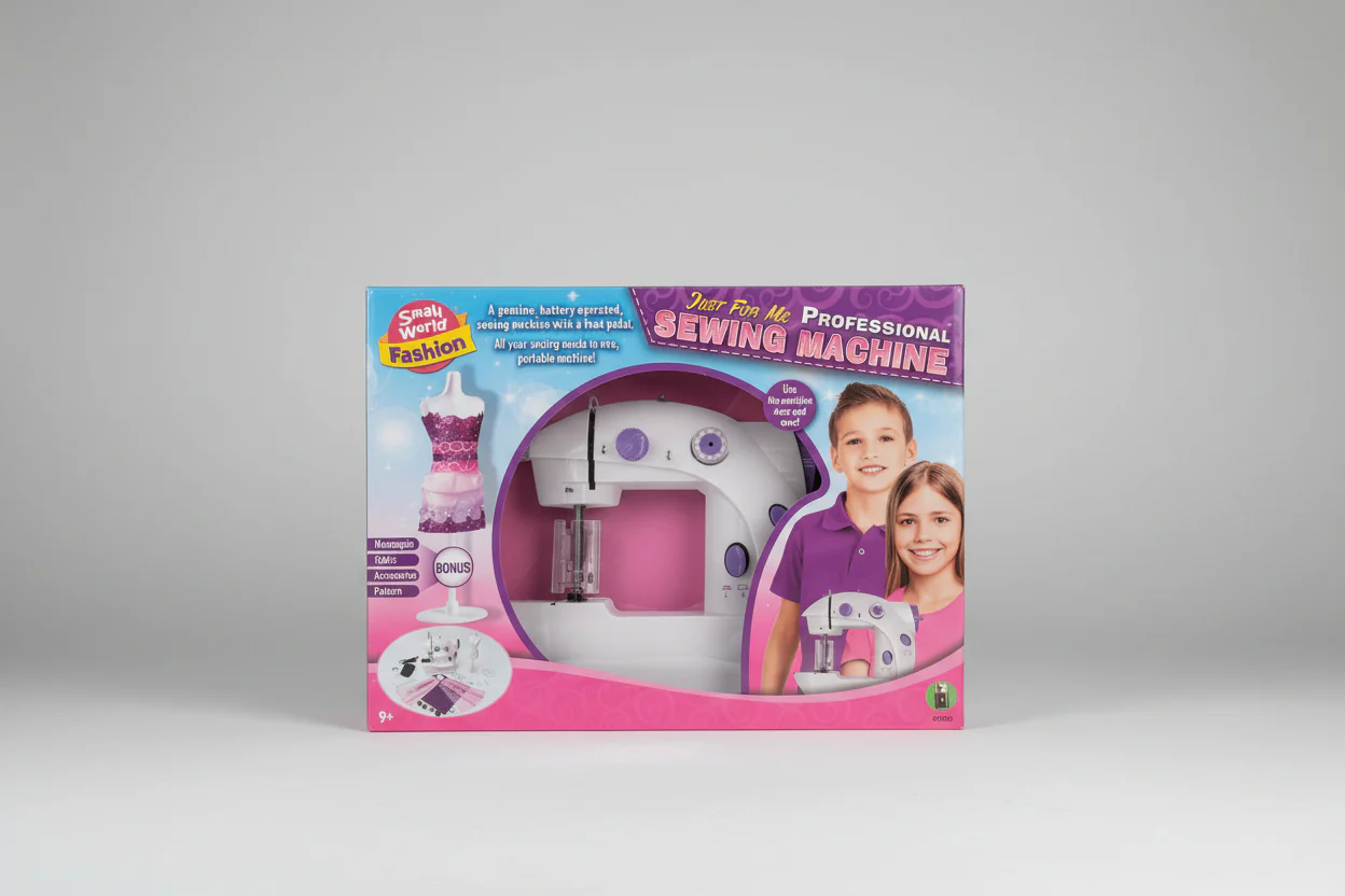 Small World Toys Battery Operated Sewing Machine