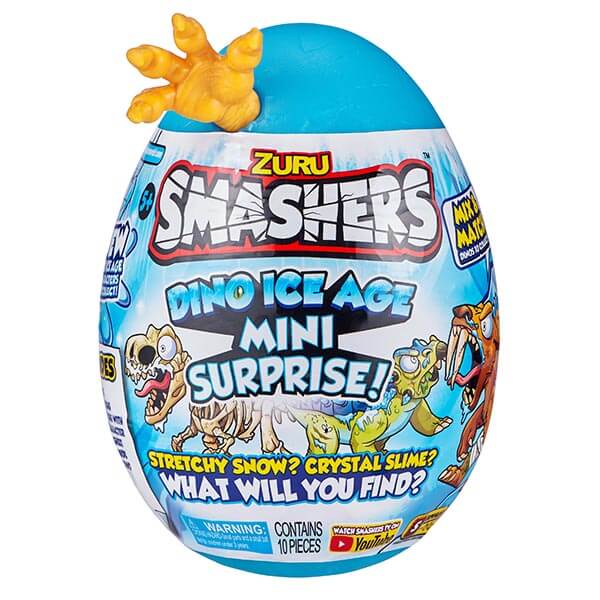 Smashers Dino Ice Age Mini Surprise Egg by ZURU (COLOR MAY VARY) - Image 11