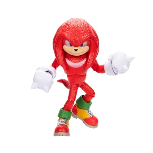 Sonic 3 Movie Action Figures 5-Inch Knuckles Collector Toy Figure, Highly Articulated for Boys Girls - Officially Licensed Sonic The Hedgehog 3 Movie Product - Image 7