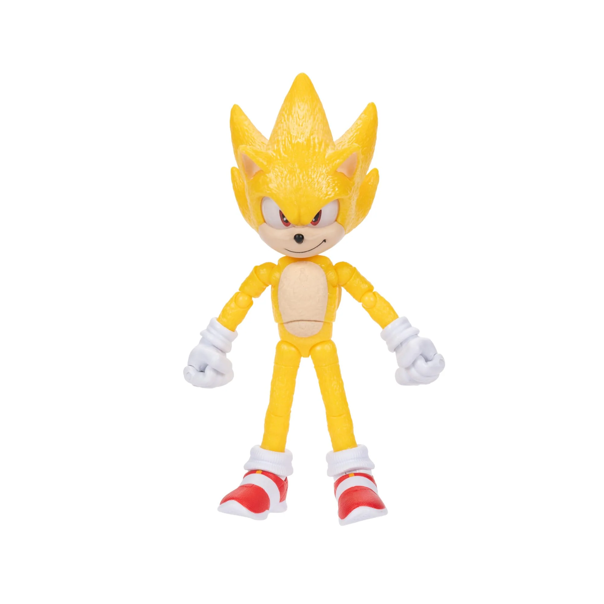 Sonic The Hedgehog 3 Movie Action Figures - 5-Inch Super Sonic The Hedgehog Collector Toy Figure, Highly Articulated for Boys & Girls - Officially Licensed 3 Movie Product - Image 2