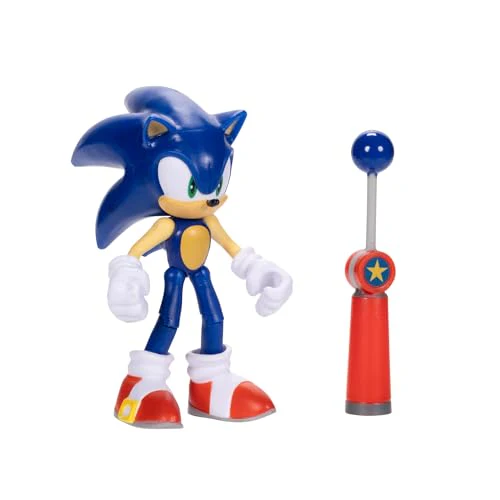 Sonic the Hedgehog 4-inch Sonic Action Figure with Blue Checkpoint Accessory. Ages 3+ - Image 10