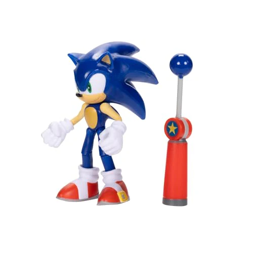 Sonic the Hedgehog 4-inch Sonic Action Figure with Blue Checkpoint Accessory. Ages 3+ - Image 9