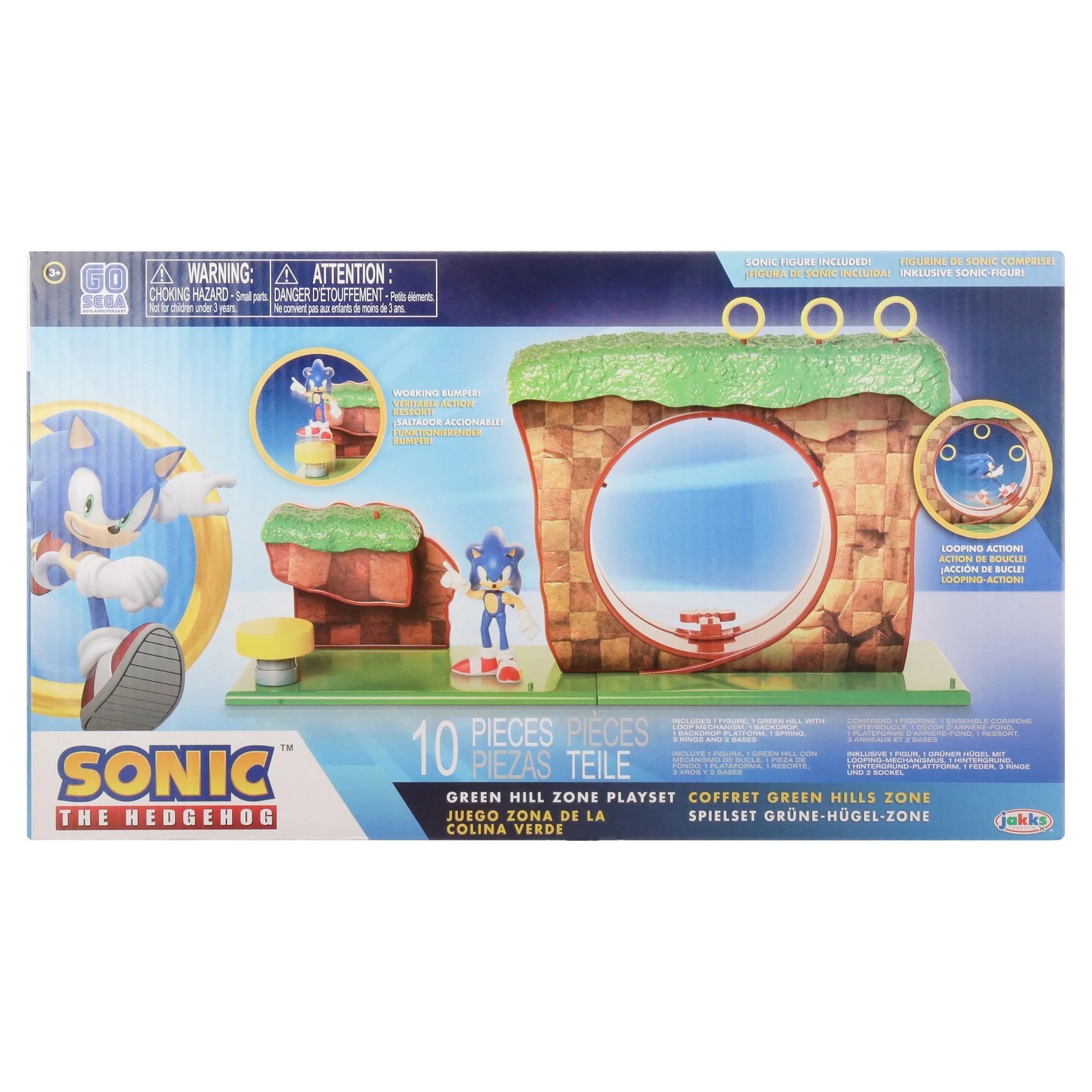 Sonic the Hedgehog - Green Hill Zone Playset - Image 4