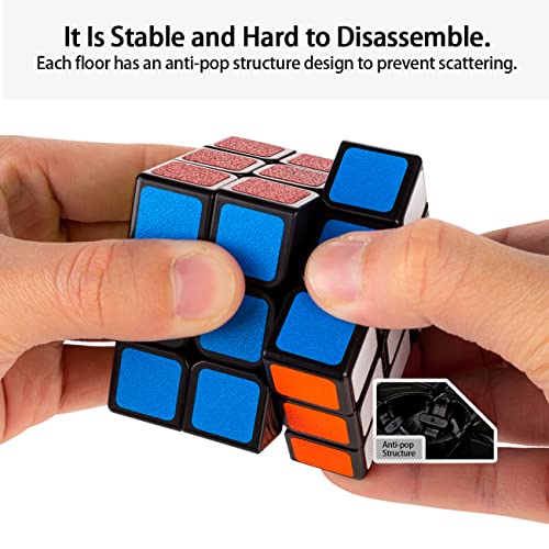 Speed Cube 3x3 Smooth Turning Magic Cube 3x3x3 Brain Teaser Puzzle Cube Sticker - Image 4