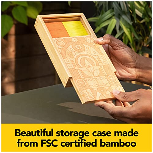 SPIN MASTER GAMES Mindful Classics, Double-Six Wood Dominoes Set Sustainable Classic Games with Wood Storage Case, for Adults and Kids Ages 8 and up - Image 7