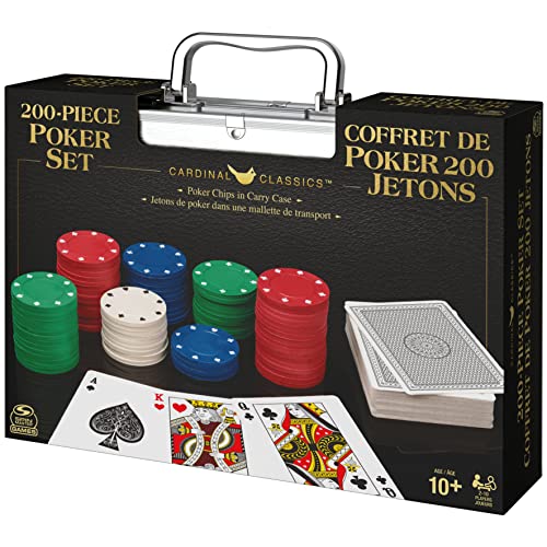 Spin Master Games Professional Texas Hold ‘Em Poker Set, Classic Game with 200 Dual-Toned Chips and Cards in an Aluminum Case - Image 3
