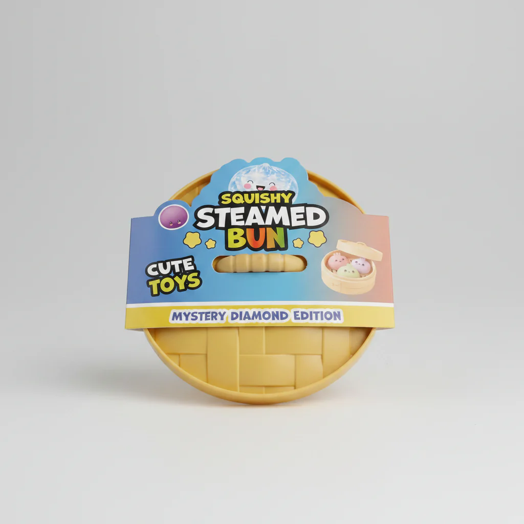 Squishy Toy Steamed Bun Mystery Diamond Edition Fidget Toy