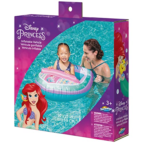 Swimways Disney Princess Ariel Inflatable Water Boat Vehicle - Image 4