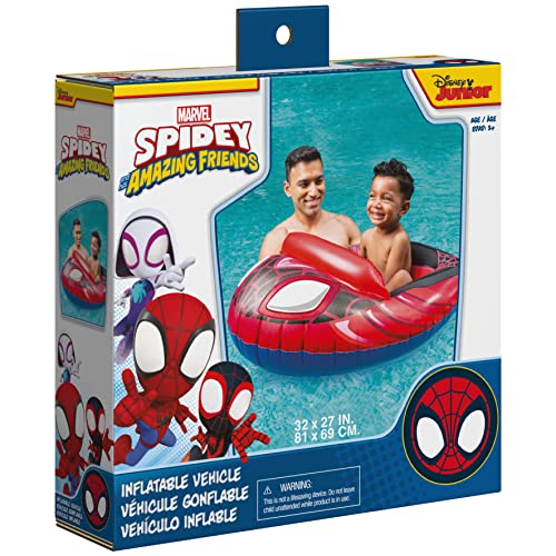 Swimways Marvel Spidey and His Amazing Friends Inflatable Water Boat Vehicle - Image 2