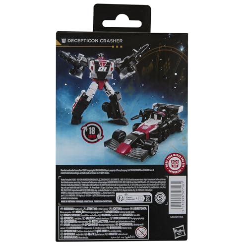 Transformers Age of The Primes Deluxe Class Decepticon Crasher, 5.5-inch Converting Action Figure, Robot Toys for Ages 8+ - Image 3